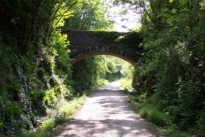 The old bridge is one of several picturesque structures in this area. 